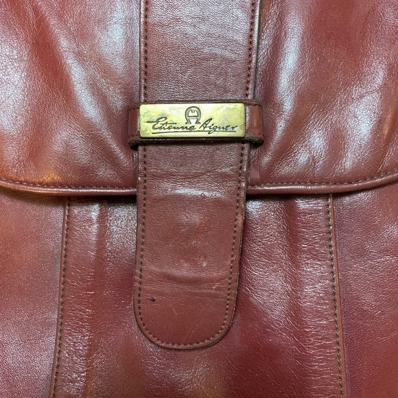 Etienne Aigner burgundy Vintage handbag - Picture 3 of 8